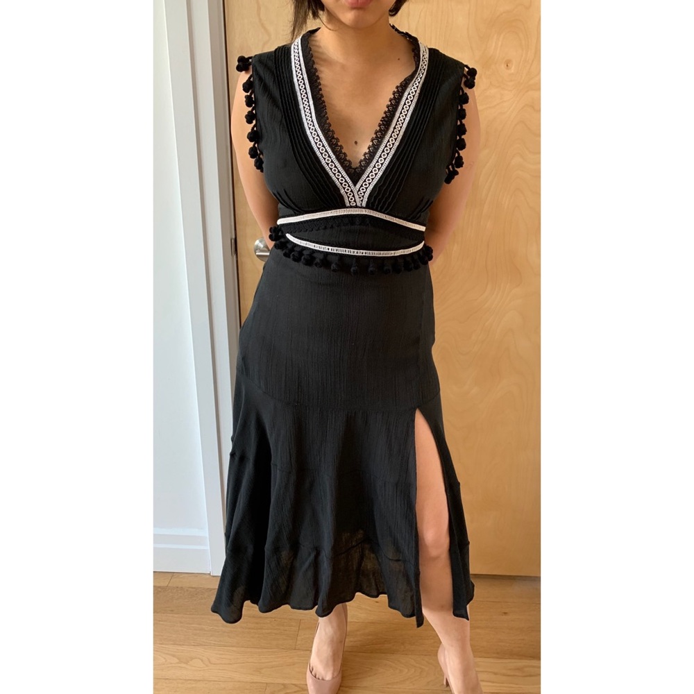 ALTUZARRA- V Neck black dress [New Sample Sale]